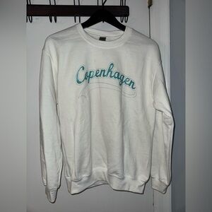 White Copenhagen Graphic Women’s Sweater
